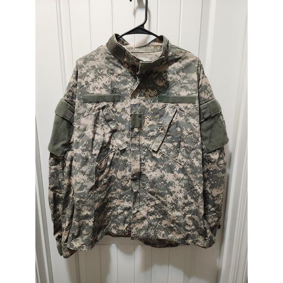 Army Combat Digital Camo Zip-up Jacket Size L Regular NSN NO: 8415-01-519-8599 - Picture 1 of 7